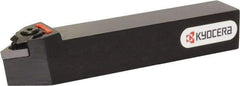 Kyocera - WTEN, Neutral Cut, 60° Lead Angle, 20mm Shank Height x 20mm Shank Width, Negative Rake Indexable Turning Toolholder - 125mm OAL, TN.. 33.. Insert Compatibility, Series WTEN - Eagle Tool & Supply