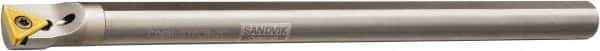 Sandvik Coromant - 15.84mm Min Bore Diam, 8" OAL, 1/2" Shank Diam, C-STFC Indexable Boring Bar - TCMT 21.51 Insert, Screw Clamping Holding Method - Eagle Tool & Supply