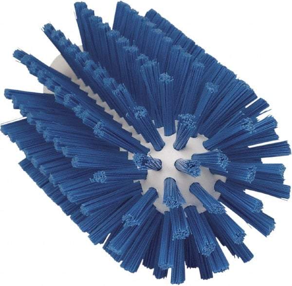 Vikan - 3" Diam Polyester Tube Brush - 6" OAL, 5-1/4" Head Length, Polypropylene Handle - Eagle Tool & Supply