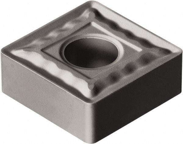 Sandvik Coromant - SNMG433 QM Grade 5015 Cermet Turning Insert - Uncoated, 90° Square, 1/2" Inscr Circle, 3/16" Thick, 3/64" Corner Radius - Eagle Tool & Supply