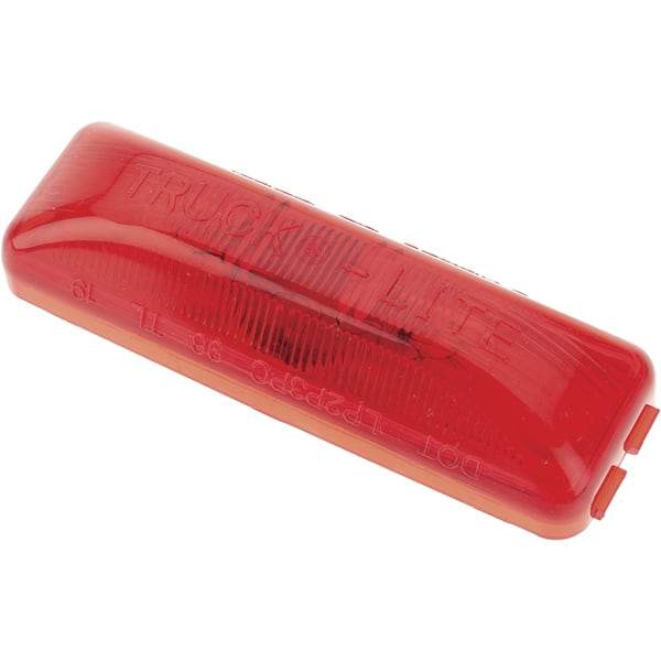 Truck-Lite - 3-7/8" Long, 0.33 Amp, Incandescent Side Marker Light Kit - 12 Volts, Red - Eagle Tool & Supply