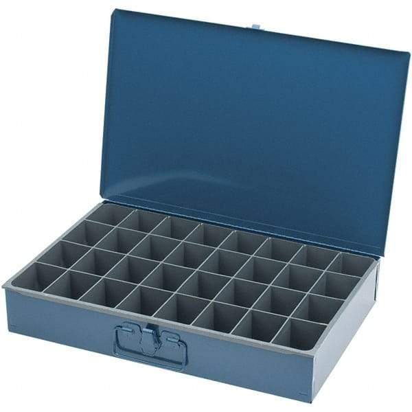 Durham - Small Parts Storage Box - Steel Frame, 32 Compartments - Eagle Tool & Supply