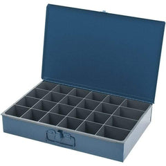 Durham - Small Parts Storage Box - Steel Frame, 24 Compartments - Eagle Tool & Supply