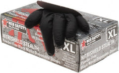 MCR Safety - Size XL, 3 mil, Powder Free Nitrile Disposable Gloves - Eagle Tool & Supply