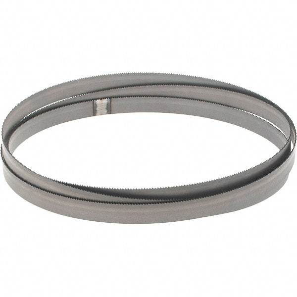 M.K. MORSE - 18 TPI, 5' 4-1/2 Long x 1/2" Wide x 0.025" Thick, Welded Band Saw Blade - Bi-Metal, Toothed Edge, Raker Tooth Set, Flexible Back, Contour Cutting - Eagle Tool & Supply