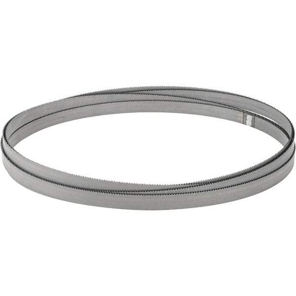 M.K. MORSE - 14 TPI, 12' 6 Long x 1/2" Wide x 0.025" Thick, Welded Band Saw Blade - Bi-Metal, Toothed Edge, Raker Tooth Set, Hard Back, Contour Cutting - Eagle Tool & Supply