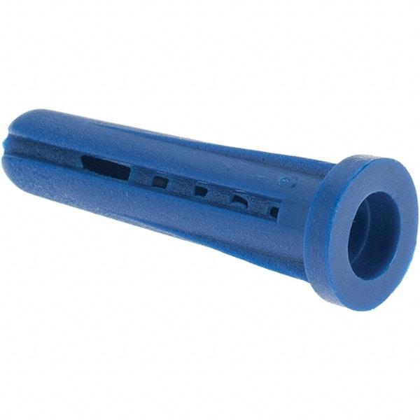 Value Collection - #8 to #10 Screw, 3/16" Diam, 7/8" Long, Plug Drywall & Hollow Wall Anchor - Plastic, Use with Concrete/Masonry, Drywall & Wallboard - Eagle Tool & Supply