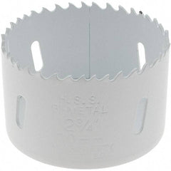 Value Collection - 2-3/4" Diam, 1-1/2" Cutting Depth, Hole Saw - Bi-Metal Saw, Toothed Edge - Eagle Tool & Supply