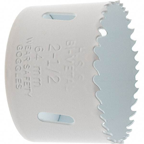 Value Collection - 2-1/2" Diam, 1-1/2" Cutting Depth, Hole Saw - Bi-Metal Saw, Toothed Edge - Eagle Tool & Supply