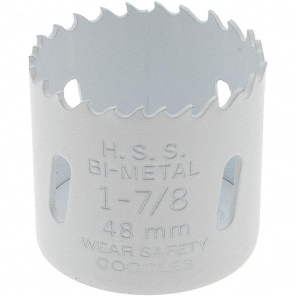 Value Collection - 1-7/8" Diam, 1-1/2" Cutting Depth, Hole Saw - Bi-Metal Saw, Toothed Edge - Eagle Tool & Supply