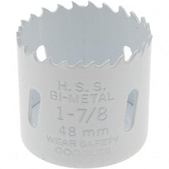 Value Collection - 1-7/8" Diam, 1-1/2" Cutting Depth, Hole Saw - Bi-Metal Saw, Toothed Edge - Eagle Tool & Supply