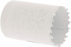 Value Collection - 1-3/8" Diam, 1-1/2" Cutting Depth, Hole Saw - Bi-Metal Saw, Toothed Edge - Eagle Tool & Supply