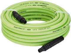 Legacy - 1/4" ID x 0.46" OD 50' Long Multipurpose Air Hose - MNPT x MNPT Ends, 300 Working psi, 140°, 1/4" Fitting, Green - Eagle Tool & Supply