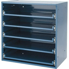 Durham - 5 Drawer, Small Parts Slide Rack Cabinet - 12-1/2" Deep x 20-1/2" Wide x 21" High - Eagle Tool & Supply