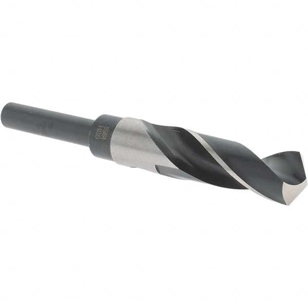 Import - 55/64" Drill, 118° Point, High Speed Steel Silver Deming & Reduced Shank Drill Bit - Eagle Tool & Supply