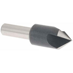 Value Collection - 5/8" Head Diam, 3/8" Shank Diam, 3 Flute 82° High Speed Steel Countersink - Eagle Tool & Supply