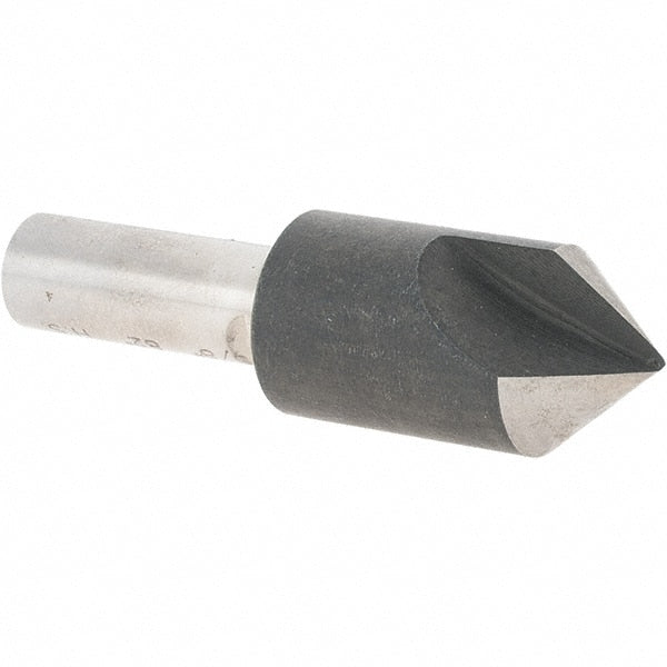 Value Collection - 5/8" Head Diam, 3/8" Shank Diam, 1 Flute 82° High Speed Steel Countersink - Eagle Tool & Supply