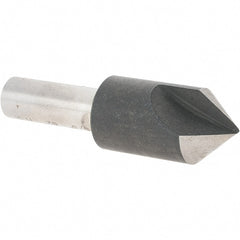 Value Collection - 5/8" Head Diam, 3/8" Shank Diam, 1 Flute 82° High Speed Steel Countersink - Eagle Tool & Supply