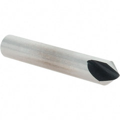 Value Collection - 1/4" Head Diam, 1/4" Shank Diam, 1 Flute 82° High Speed Steel Countersink - Eagle Tool & Supply