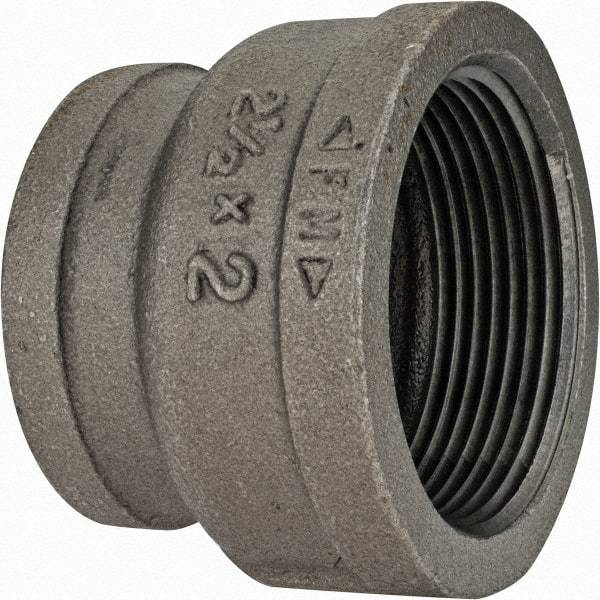 Value Collection - Size 3 x 2", Class 150, Malleable Iron Galvanized Pipe Reducing Bushing - 150 psi, Threaded End Connection - Eagle Tool & Supply