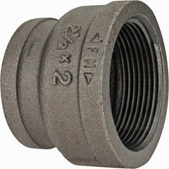 Value Collection - Size 3 x 2", Class 150, Malleable Iron Galvanized Pipe Reducing Bushing - 150 psi, Threaded End Connection - Eagle Tool & Supply