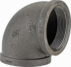 Value Collection - Class 150, 3" Black Pipe 90° Elbow - Threaded, Malleable Iron - Eagle Tool & Supply