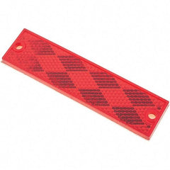 Truck-Lite - 1-1/4" Long x 4-5/16" Wide, Red Lens & Reflector - Acrylic - Eagle Tool & Supply