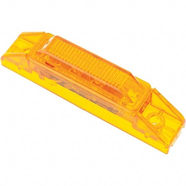 Truck-Lite - 4" Long, 0.05 Amp, LED Side Marker Light Kit - 12 Volts, Yellow - Eagle Tool & Supply