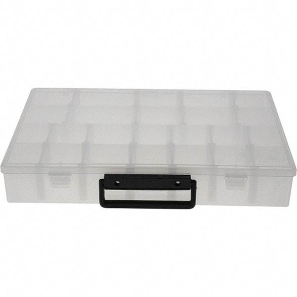 Flambeau - Tool Tray Cabinet - 13-1/2" Wide x 9" Deep x 2" High, Polymer, Clear - Eagle Tool & Supply