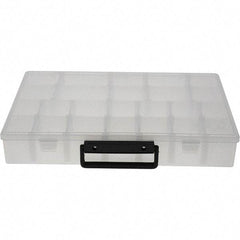 Flambeau - Tool Tray Cabinet - 13-1/2" Wide x 9" Deep x 2" High, Polymer, Clear - Eagle Tool & Supply