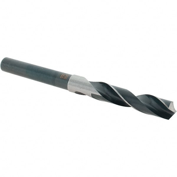 Import - 9/16" Drill, 118° Point, High Speed Steel Silver Deming & Reduced Shank Drill Bit - Eagle Tool & Supply