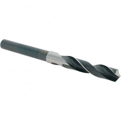 Import - 9/16" Drill, 118° Point, High Speed Steel Silver Deming & Reduced Shank Drill Bit - Eagle Tool & Supply