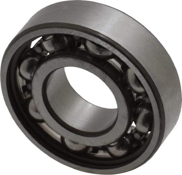 SKF - 12mm Bore Diam, 28mm OD, Open Deep Groove Radial Ball Bearing - 8mm Wide, 1 Row, Round Bore, 2,360 Nm Static Capacity, 5,400 Nm Dynamic Capacity - Eagle Tool & Supply