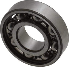 SKF - 12mm Bore Diam, 28mm OD, Open Deep Groove Radial Ball Bearing - 8mm Wide, 1 Row, Round Bore, 2,360 Nm Static Capacity, 5,400 Nm Dynamic Capacity - Eagle Tool & Supply