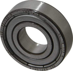 SKF - 12mm Bore Diam, 28mm OD, Double Shield Deep Groove Radial Ball Bearing - 8mm Wide, 1 Row, Round Bore, 2,360 Nm Static Capacity, 5,400 Nm Dynamic Capacity - Eagle Tool & Supply