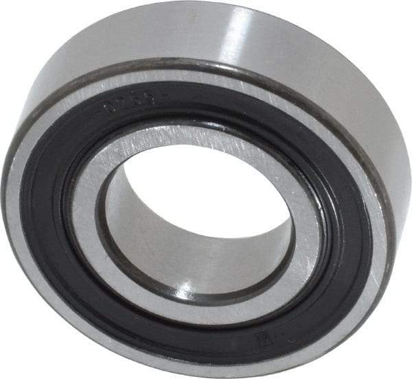 SKF - 15mm Bore Diam, 32mm OD, Double Seal Deep Groove Radial Ball Bearing - 9mm Wide, 1 Row, Round Bore, 2,850 Nm Static Capacity, 5,850 Nm Dynamic Capacity - Eagle Tool & Supply