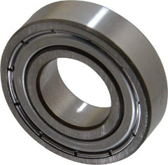 SKF - 15mm Bore Diam, 32mm OD, Double Shield Deep Groove Radial Ball Bearing - 9mm Wide, 1 Row, Round Bore, 2,850 Nm Static Capacity, 5,850 Nm Dynamic Capacity - Eagle Tool & Supply