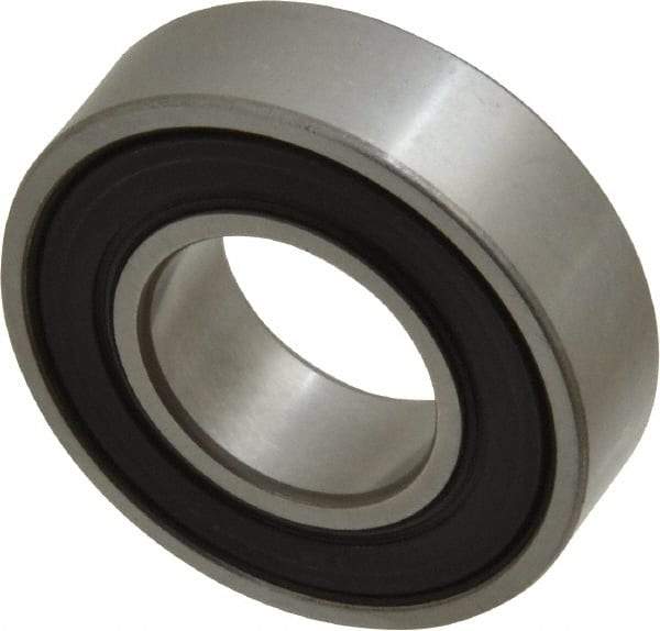 SKF - 17mm Bore Diam, 35mm OD, Double Seal Deep Groove Radial Ball Bearing - 10mm Wide, 1 Row, Round Bore, 3,250 Nm Static Capacity, 6,370 Nm Dynamic Capacity - Eagle Tool & Supply