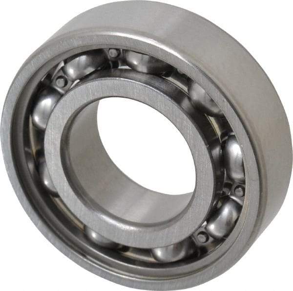 SKF - 20mm Bore Diam, 42mm OD, Open Deep Groove Radial Ball Bearing - 12mm Wide, 1 Row, Round Bore, 5,000 Nm Static Capacity, 9,950 Nm Dynamic Capacity - Eagle Tool & Supply