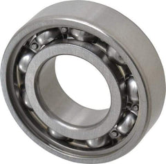 SKF - 20mm Bore Diam, 42mm OD, Open Deep Groove Radial Ball Bearing - 12mm Wide, 1 Row, Round Bore, 5,000 Nm Static Capacity, 9,950 Nm Dynamic Capacity - Eagle Tool & Supply