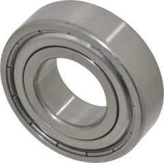 SKF - 20mm Bore Diam, 42mm OD, Double Shield Deep Groove Radial Ball Bearing - 12mm Wide, 1 Row, Round Bore, 5,000 Nm Static Capacity, 9,950 Nm Dynamic Capacity - Eagle Tool & Supply
