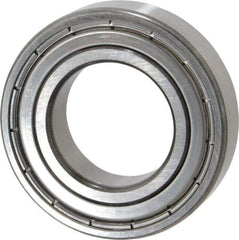 SKF - 25mm Bore Diam, 47mm OD, Double Shield Deep Groove Radial Ball Bearing - 12mm Wide, 1 Row, Round Bore, 6,550 Nm Static Capacity, 11,900 Nm Dynamic Capacity - Eagle Tool & Supply
