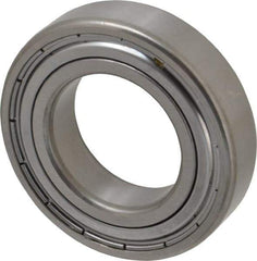 SKF - 30mm Bore Diam, 55mm OD, Double Shield Deep Groove Radial Ball Bearing - 13mm Wide, 1 Row, Round Bore, 8,300 Nm Static Capacity, 13,800 Nm Dynamic Capacity - Eagle Tool & Supply