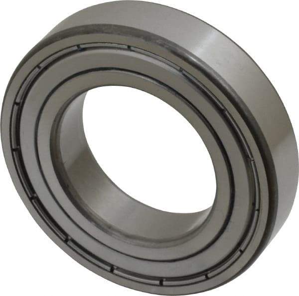 SKF - 35mm Bore Diam, 62mm OD, Double Shield Deep Groove Radial Ball Bearing - 14mm Wide, 1 Row, Round Bore, 10,200 Nm Static Capacity, 16,800 Nm Dynamic Capacity - Eagle Tool & Supply