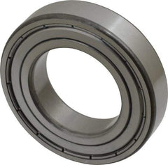 SKF - 35mm Bore Diam, 62mm OD, Double Shield Deep Groove Radial Ball Bearing - 14mm Wide, 1 Row, Round Bore, 10,200 Nm Static Capacity, 16,800 Nm Dynamic Capacity - Eagle Tool & Supply