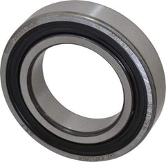 SKF - 40mm Bore Diam, 68mm OD, Double Seal Deep Groove Radial Ball Bearing - 15mm Wide, 1 Row, Round Bore, 11,600 Nm Static Capacity, 17,800 Nm Dynamic Capacity - Eagle Tool & Supply