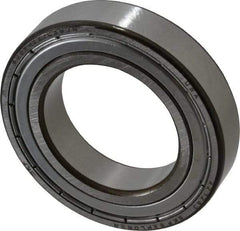 SKF - 45mm Bore Diam, 75mm OD, Double Shield Deep Groove Radial Ball Bearing - 16mm Wide, 1 Row, Round Bore, 14,600 Nm Static Capacity, 22,100 Nm Dynamic Capacity - Eagle Tool & Supply