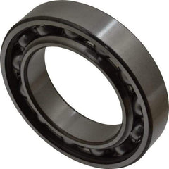 SKF - 50mm Bore Diam, 80mm OD, Open Deep Groove Radial Ball Bearing - 16mm Wide, 1 Row, Round Bore, 16,000 Nm Static Capacity, 22,900 Nm Dynamic Capacity - Eagle Tool & Supply