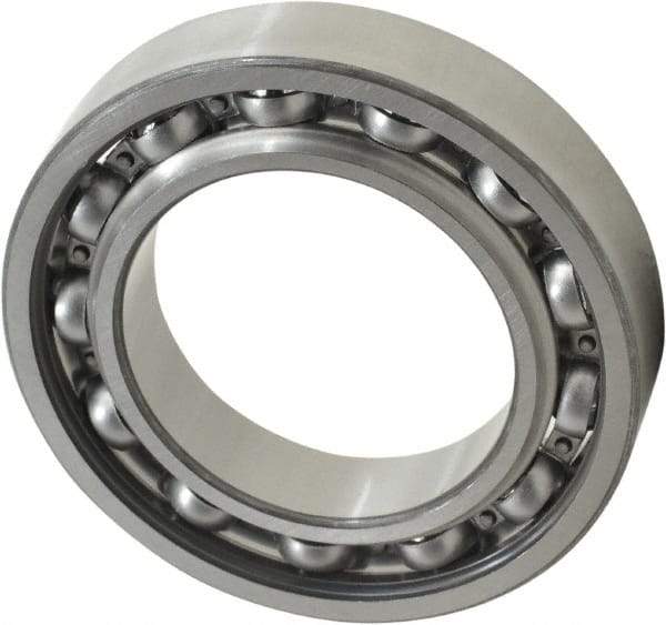 SKF - 55mm Bore Diam, 90mm OD, Open Deep Groove Radial Ball Bearing - 18mm Wide, 1 Row, Round Bore, 21,200 Nm Static Capacity, 29,600 Nm Dynamic Capacity - Eagle Tool & Supply