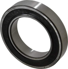 SKF - 60mm Bore Diam, 95mm OD, Double Seal Deep Groove Radial Ball Bearing - 18mm Wide, 1 Row, Round Bore, 23,200 Nm Static Capacity, 30,700 Nm Dynamic Capacity - Eagle Tool & Supply